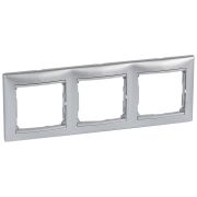 Legrand Valena Алюминий Рамка 3-ая гориз