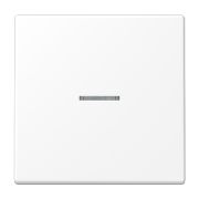 JUNG LS 990 Белый матовый Клавиша 1-ая с подсветкой