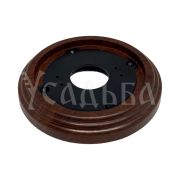 Рамка пластиковая 1-местная, орех, серия «Усадьба»