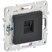 IEK SKANDY Графит Розетка компьютерная RJ45 кат.6 SK-K02G.