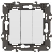 ЭРА 14-1107-01 Elegance Белый Выключатель 3-кл