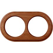 Рамка на 2 поста (итальянский орех) Legend W0025225