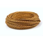 Провод ретро витой ПРВ 3х2,5 медный шелк