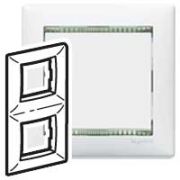 Legrand Valena Бел/кристалл Рамка 2-ая верт 774466