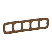 Legrand Valena ALLURE Орех Рамка 5-ая