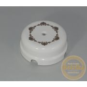 Распаечная коробка керамика декор коричневый №1, D-78