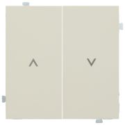 Клавиши выключателя для жалюзи крем матовый