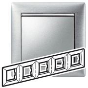 Legrand Valena Алюминий матовый Рамка 5-ая гориз