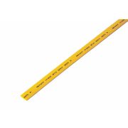 Трубка термоусаживаемая ТУТ нг 7,0/3,5мм, желтая, 1м REXANT