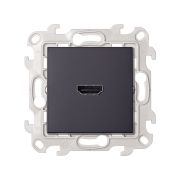 Simon 24 Графит Коннектор HDMI 1.4