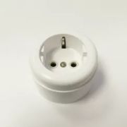 Розетка с/з ABS пластик Interior Electric 16А белая