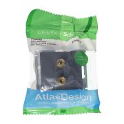 Systeme Electric AtlasDesign Грифель Аудиорозетка двухместная