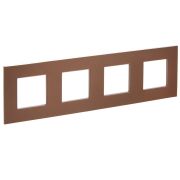 IEK SKANDY Металл Шоколад Рамка 4-ая SK-F34Br.