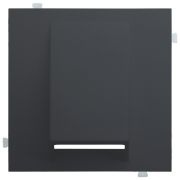 Лицевая панель для вывода кабеля черный матовый