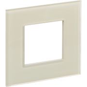 IEK SKANDY Стекло Бежевый Рамка 1-ая SK-F21B.