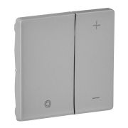 Legrand Valena LIFE Алюм Накладка светорегулятора кнопочного