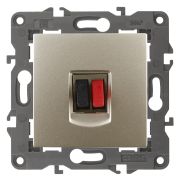 ЭРА 14-3111-04 Elegance Шампань Розетка Аудио одиночная