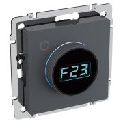 BRITE Термостат электронный с инд. ТС10-1-БрМ маренго IEK