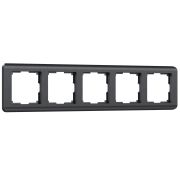W0052104/ Рамка на 5 постов Stream (графит)
