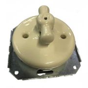 Механизм выключателя Colony одноклавишный проходной слоновая кость