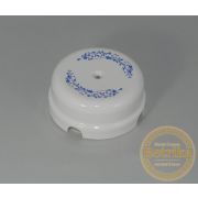 Распаечная коробка керамика декор синий №1, D-78