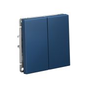 Systeme Electric ArtGallery Аквамарин Переключатель 2-клавишный, сх.6/2, 10АХ, механизм