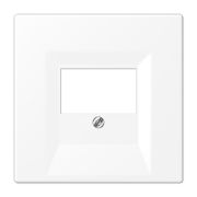 JUNG LS 990 Белый матовый Плата для USB-зарядных устройств и TAE-розеток, фиксация винтом