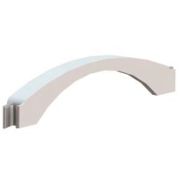 Адаптер напольного канала 50х12 мм, белый ДКС 05918