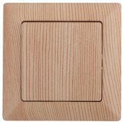 4-101-11  Выключатель Intro Solo одноклавишный 10А-250В, IP20, СУ, сосна