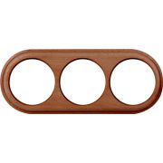 Рамка на 3 поста (итальянский орех) Legend W0035225