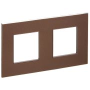 IEK SKANDY Металл Шоколад Рамка 2-ая SK-F32Br.