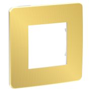 Schneider Electric Unica Studio Золото/Белая Рамка 1-ная
