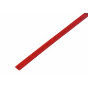 Трубка термоусаживаемая ТУТ нг 7,0/3,5мм, красная, 1м REXANT