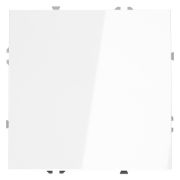 Проходной переключатель встраиваемый VOLTUM S70 одноклавишный 10А, (белый глянцевый)