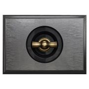 Рамка 1-ая деревянная для скрытой установки, прямоугольник, Лахта, коллекция «СенатЪ»  венге