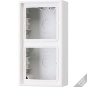 JUNG Коробка 2-ая для накладного монтажа с рамкой LS