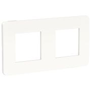 Schneider Electric Unica Studio Белая/Белая Рамка 2-ная