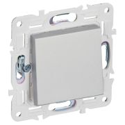 IEK SKANDY Серебряный Выключатель 1-клавишный перекрестный 10А SK-V03S.