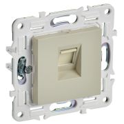 IEK SKANDY Бежевый Розетка компьютерная RJ45 кат.6 SK-K02B.
