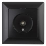 4-301-05  Розетка Intro Solo TV одиночная, СУ, антрацит