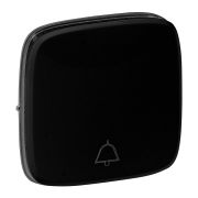 Legrand Valena ALLURE Антрацит Клавиша выключателя кнопочного с символом «звонок»