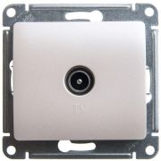 SE Glossa Перламутр Розетка TV оконечная 1DB GSL000691