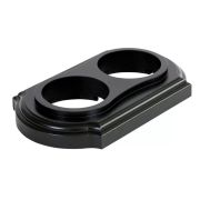 Рамка 2-местная дерево «Элегант», венге