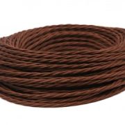 Провод ретро витой ПРВ 2х2,5 коричневый