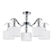 Arte Lamp A4038PL-5CC IBIZA Люстра потолочная/хром/белый
