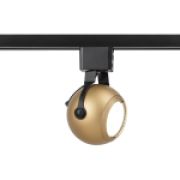 TR35-GU10MG Трековый светильник однофазный под лампу MR16 матовое золото ЭРА