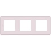 Legrand/Daccord INSPIRIA Розовый Рамка - 3 поста