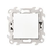 Simon 24 Белый Однополюсный выключатель с подсветкой 10AX 250В~