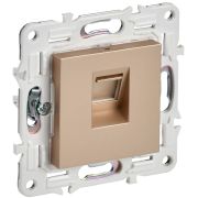 IEK SKANDY Песочный Розетка компьютерная RJ45 кат.6 SK-K02Sa.