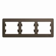 SE Glossa Шоколад Рамка 3-я горизонтальная GSL000803
